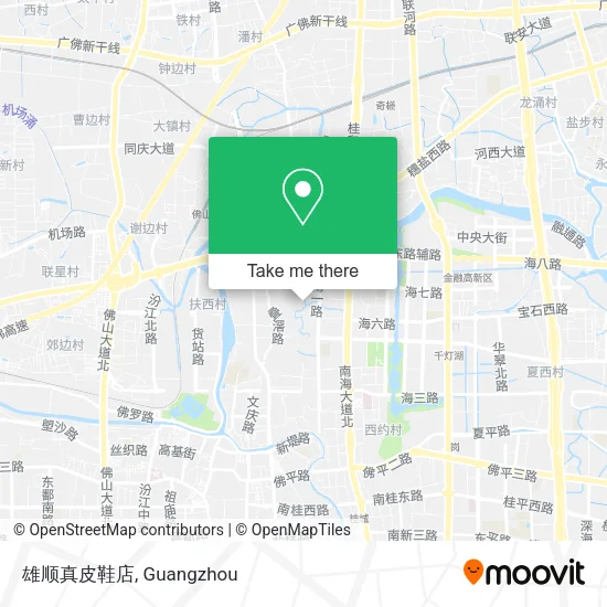 雄顺真皮鞋店 map