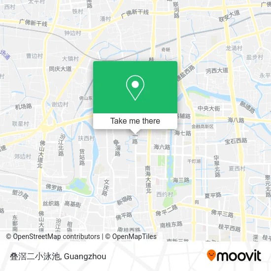 叠滘二小泳池 map