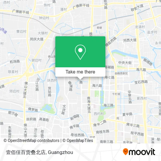 壹佰佳百货叠北店 map