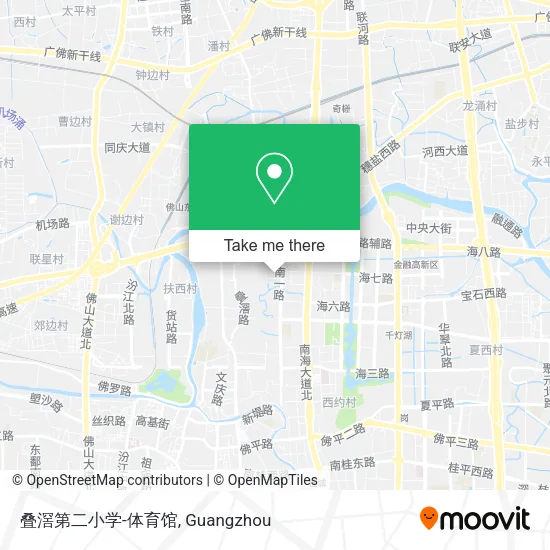 叠滘第二小学-体育馆 map