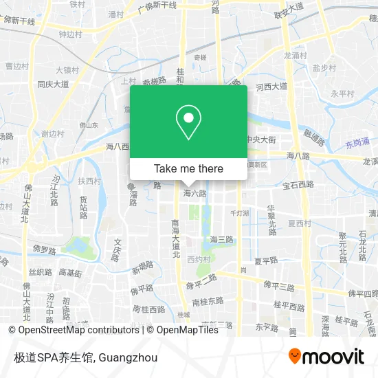 极道SPA养生馆 map