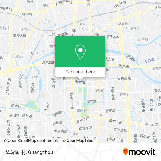 翠湖新村 map