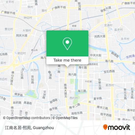 江南名居-熙苑 map