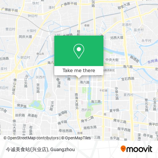 今诚美食站(兴业店) map