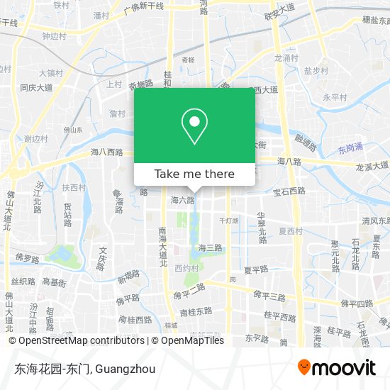 东海花园-东门 map