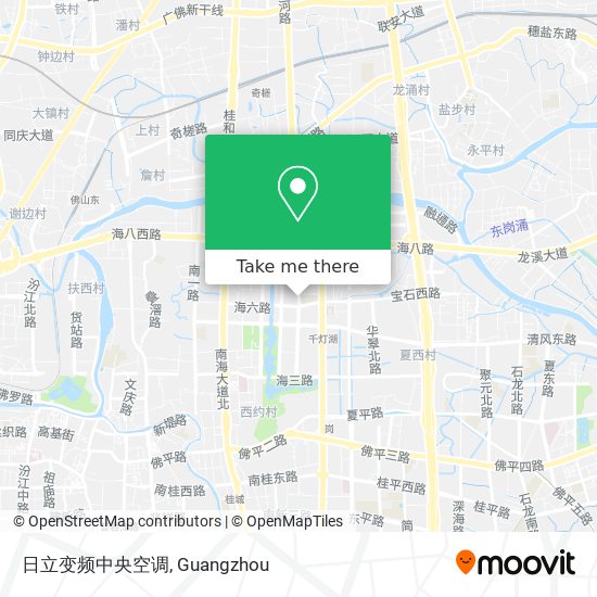 日立变频中央空调 map