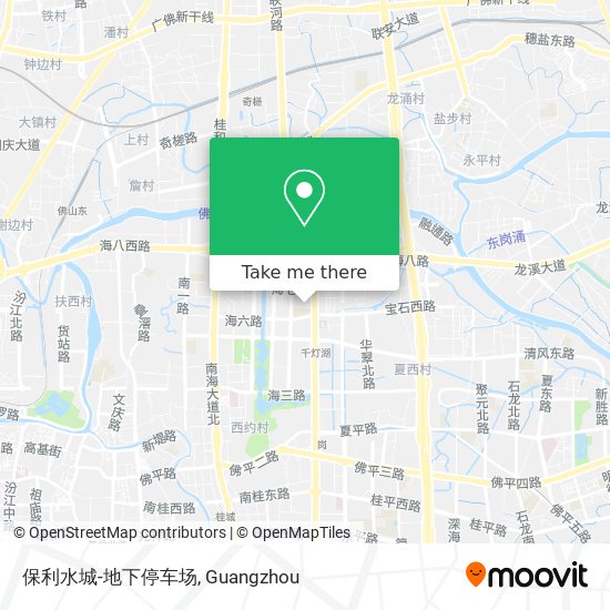 保利水城-地下停车场 map