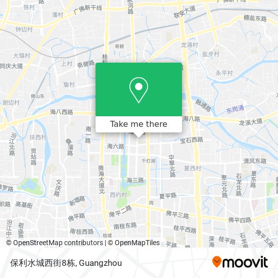 保利水城西街8栋 map