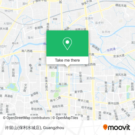 许留山(保利水城店) map