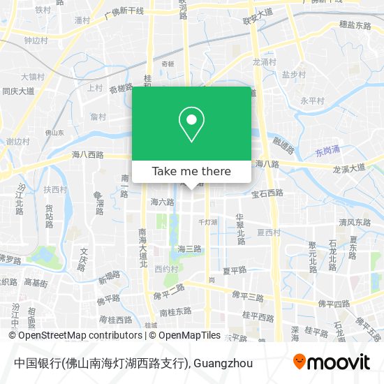 中国银行(佛山南海灯湖西路支行) map