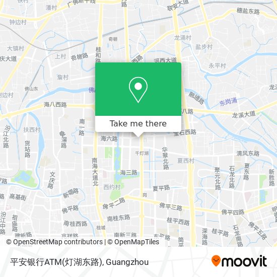 平安银行ATM(灯湖东路) map