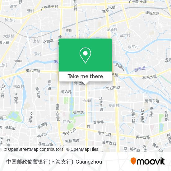 中国邮政储蓄银行(南海支行) map