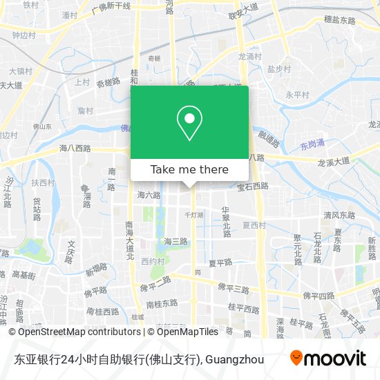 东亚银行24小时自助银行(佛山支行) map