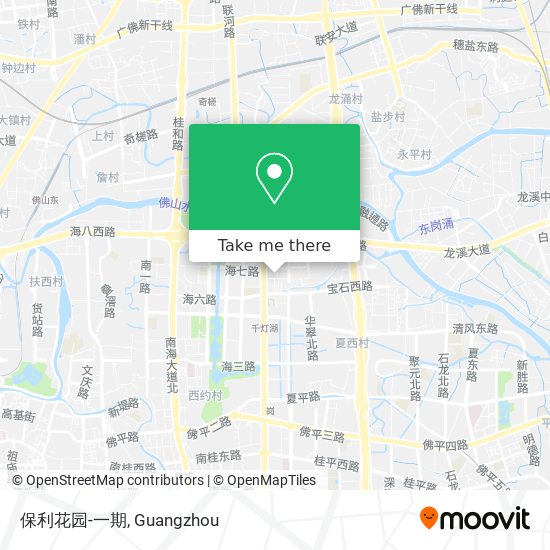 保利花园-一期 map