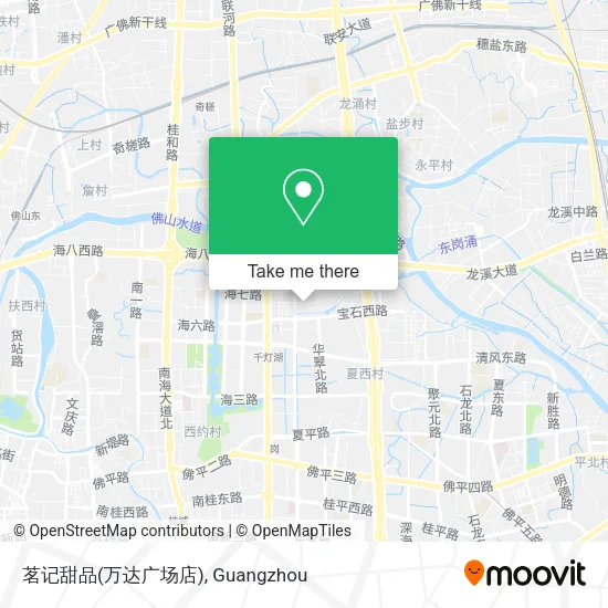 茗记甜品(万达广场店) map