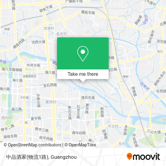 中品酒家(物流1路) map