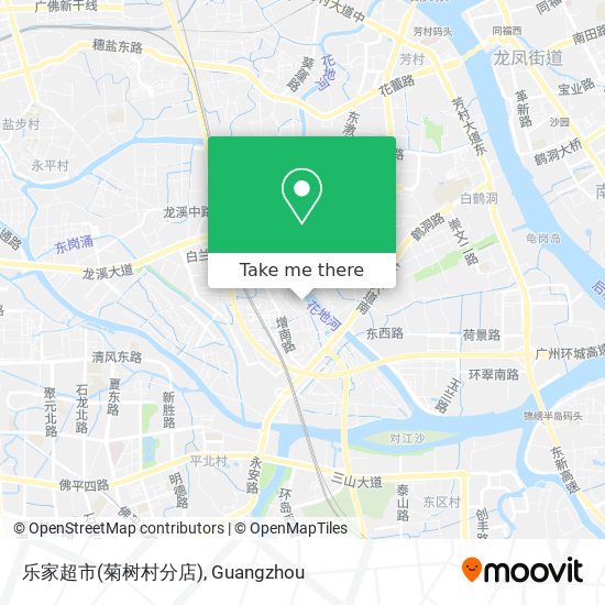 乐家超市(菊树村分店) map