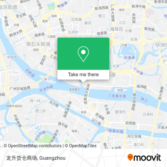 龙升货仓商场 map
