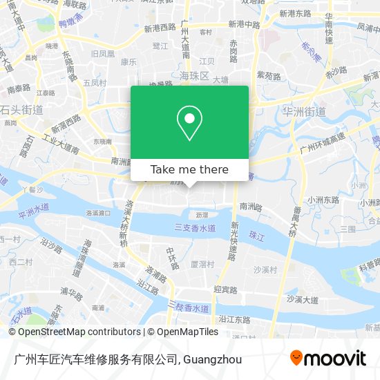 广州车匠汽车维修服务有限公司 map