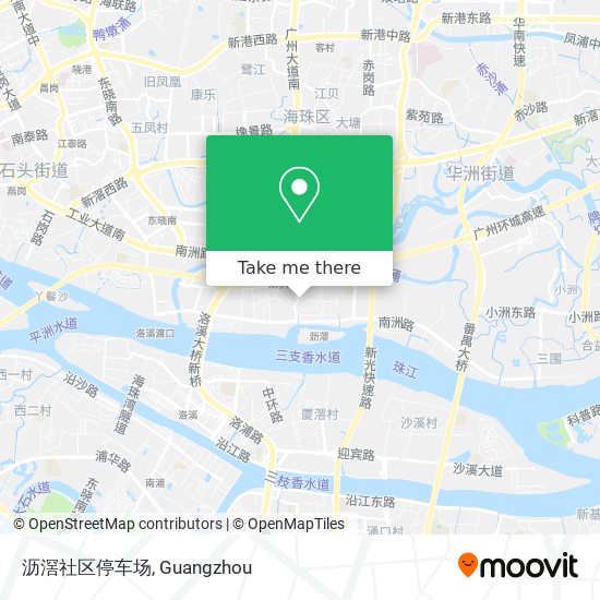 沥滘社区停车场 map