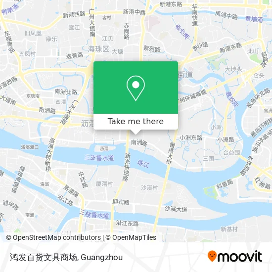 鸿发百货文具商场 map