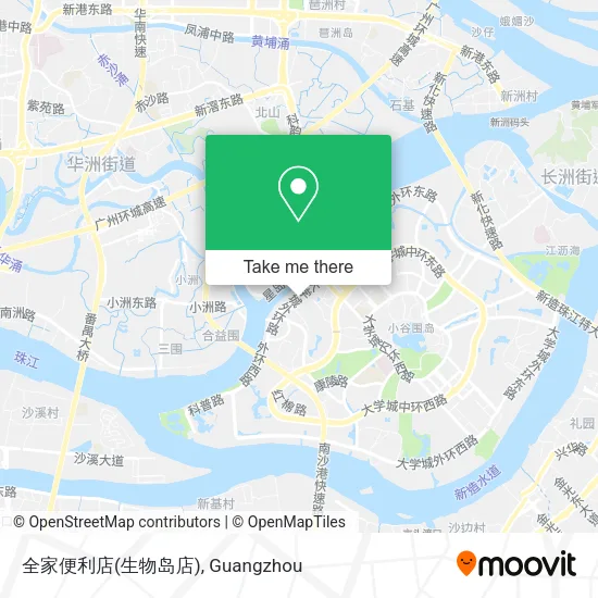 全家便利店(生物岛店) map