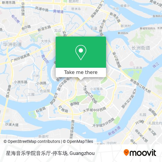 星海音乐学院音乐厅-停车场 map