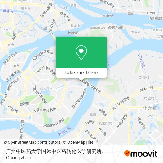 广州中医药大学国际中医药转化医学研究所 map