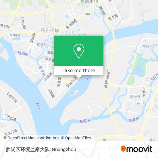 萝岗区环境监察大队 map