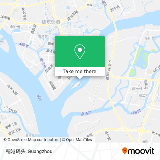 穗港码头 map