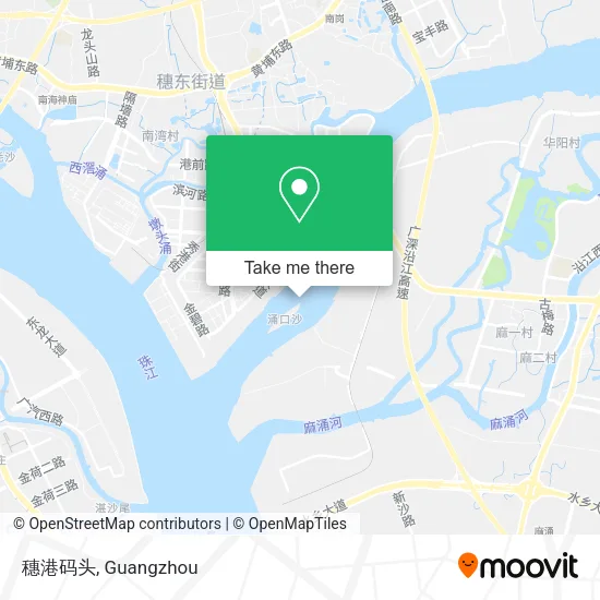 穗港码头 map