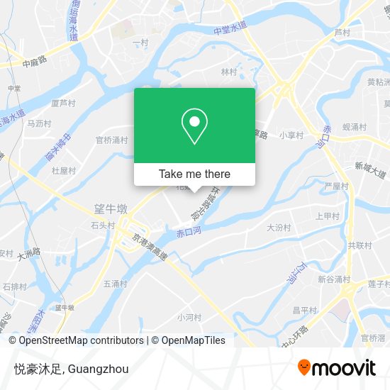 悦豪沐足 map