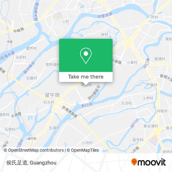 侯氏足道 map