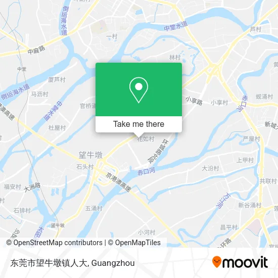 东莞市望牛墩镇人大 map