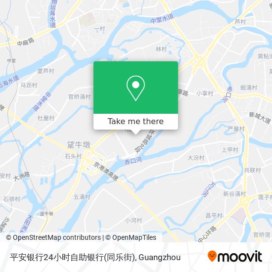 平安银行24小时自助银行(同乐街) map