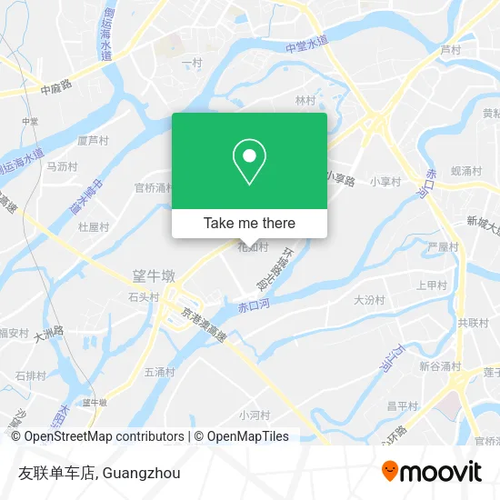 友联单车店 map