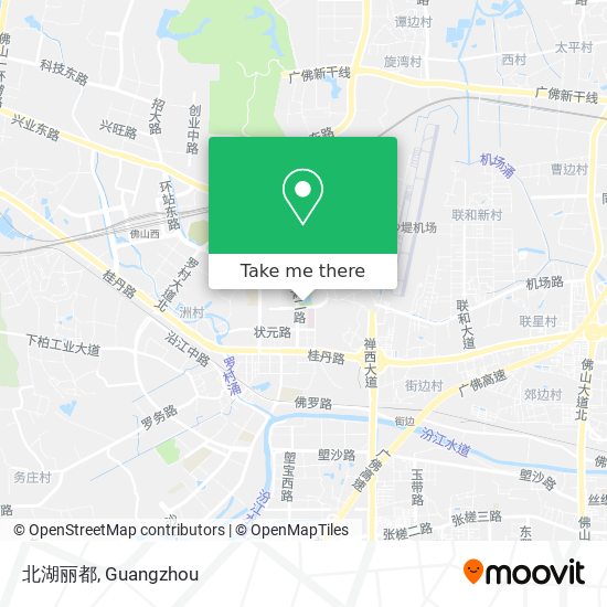 北湖丽都 map