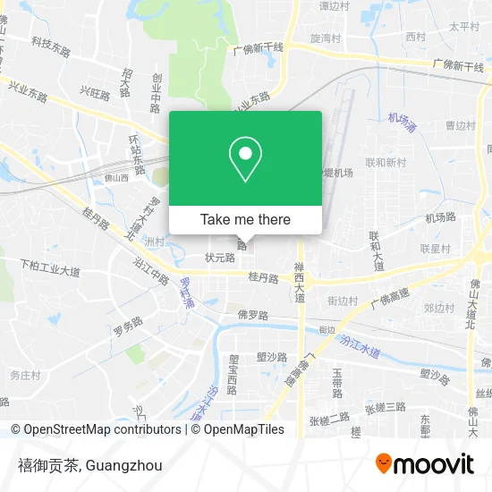 禧御贡茶 map