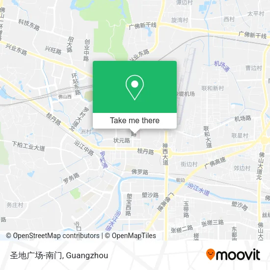 圣地广场-南门 map