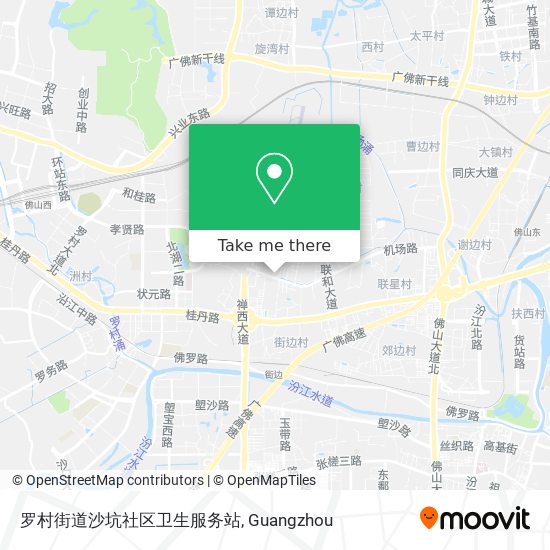 罗村街道沙坑社区卫生服务站 map