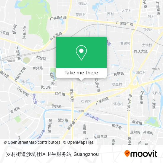 罗村街道沙坑社区卫生服务站 map