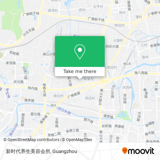 新时代养生美容会所 map