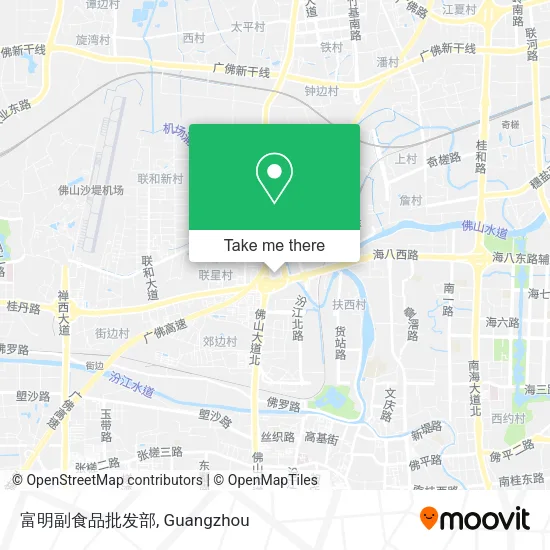 富明副食品批发部 map