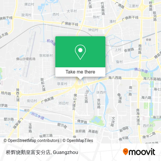 桥辉烧鹅皇富安分店 map