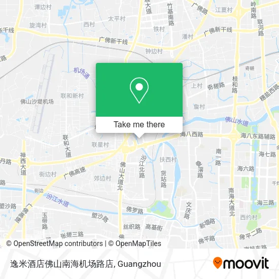 逸米酒店佛山南海机场路店 map