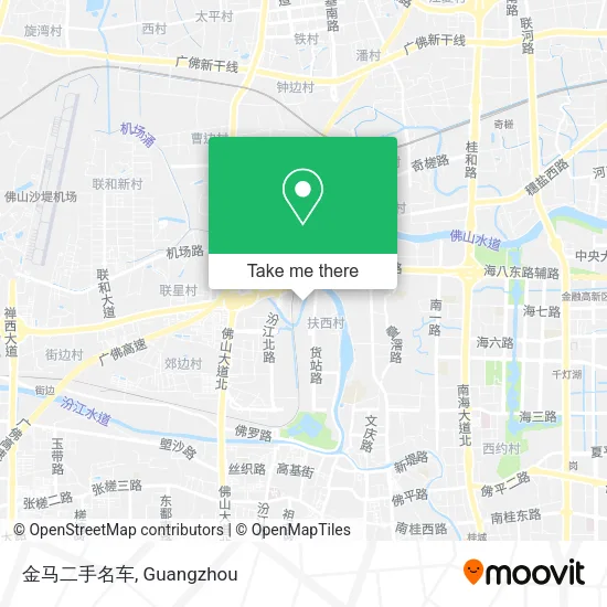 金马二手名车 map