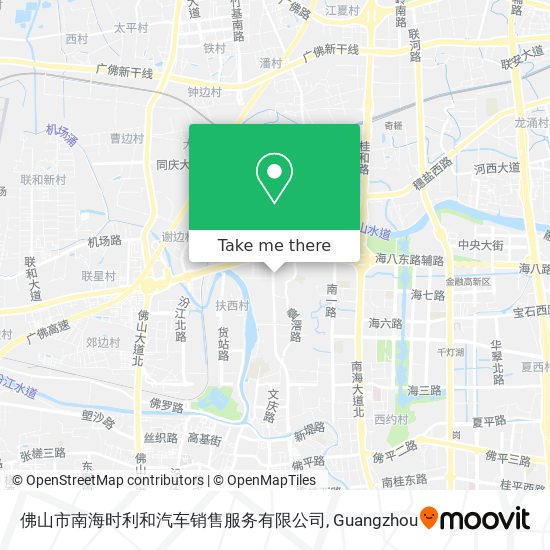 佛山市南海时利和汽车销售服务有限公司 map
