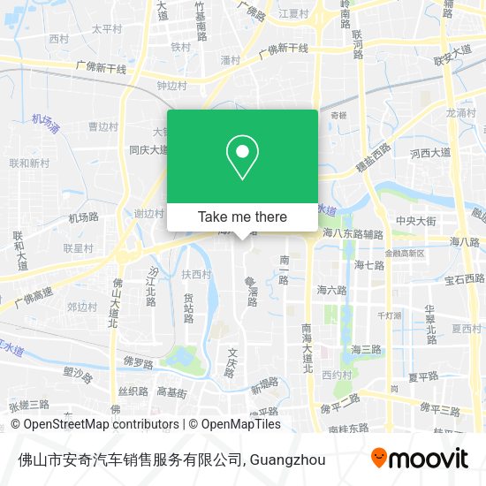 佛山市安奇汽车销售服务有限公司 map