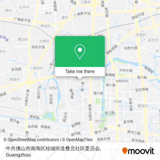 中共佛山市南海区桂城街道叠北社区委员会 map