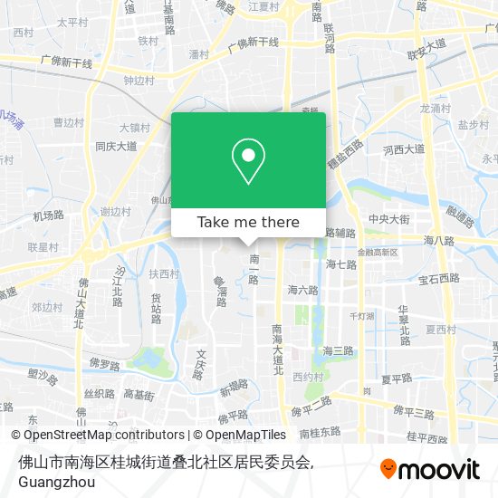 佛山市南海区桂城街道叠北社区居民委员会 map